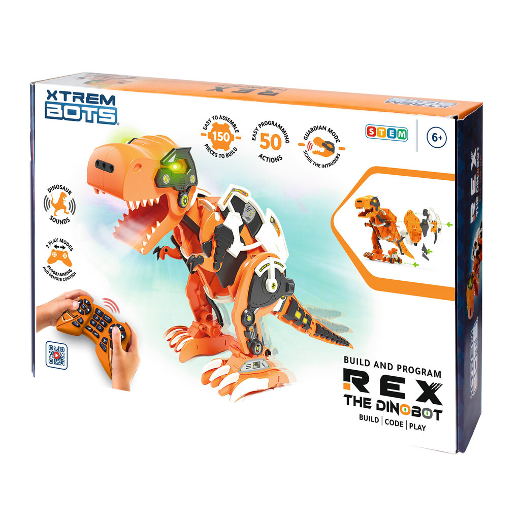 Robot Dinosaurus Rex Blue Rocket hind ja info | Poiste mänguasjad | kaup24.ee