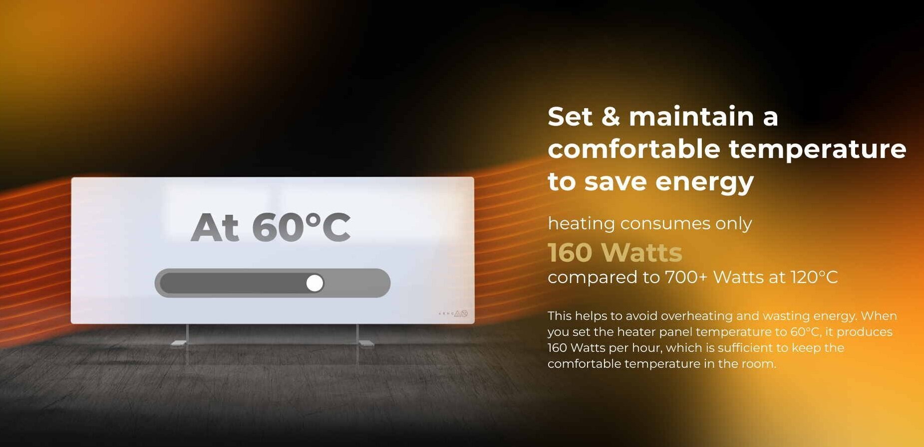 Infrapuna - konvektsioon soojuskiirgur Aeno Premium Eco Smart Black цена и информация | Küttekehad | kaup24.ee