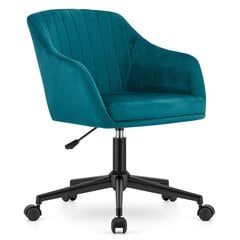 Вращающееся кресло MINK, зеленый бархат цвета морской волны цена и информация | Офисные кресла | kaup24.ee