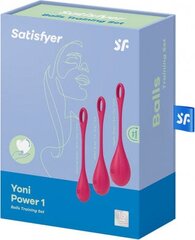 Тренажер Satisfyer Yoni Power 1, красный цвет цена и информация | Вагинальные шарики | kaup24.ee