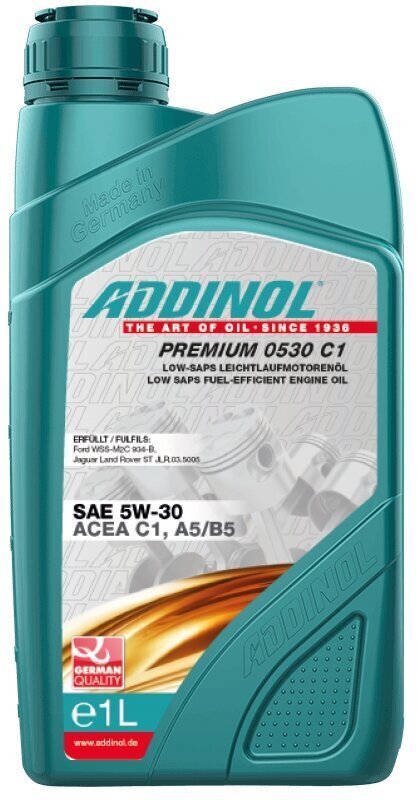 Mootoriõli Addinol Premium 0530 C1 5w30 - 1L цена и информация | Mootoriõlid | kaup24.ee