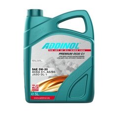 Масло моторное Addinol Premium 0530 C1 5w30 - 5 л цена и информация | Моторные масла | kaup24.ee