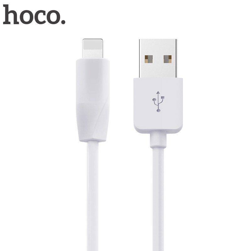 Hoco Premium Rapid Charging X1 Strong Lightning to USB Data & Charger Cable 1m (MD818) White hind ja info | Kaablid ja juhtmed | kaup24.ee