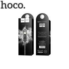 Прочный тканевый Lightning на USB кабель данных и быстрого заряда Hoco X14 Premium (MD818) черный, 1 м цена и информация | Кабели и провода | kaup24.ee
