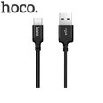 Kaabel USB A Type C Hoco X14 1.0m 2.4A, Laadimisjuhe USB 2.0 USB C, must