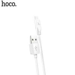 USB кабель Hoco X1 Type-C 1.0 м, белый цена и информация | Кабели для телефонов | kaup24.ee