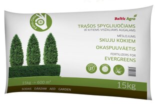 Oksapuude ja igihaljaste taimede väetis 15kg hind ja info | Kuivväetised | kaup24.ee