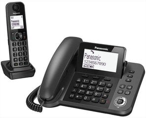 Panasonic KX-TGF310EXM, must цена и информация | Стационарные телефоны | kaup24.ee