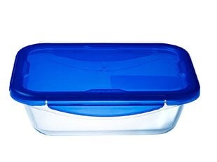 PYREX термостойкий контейнер с крышкой Cook & Go, 25,6x19,4 см, 1,7 л цена и информация | Формы, посуда для выпечки | kaup24.ee