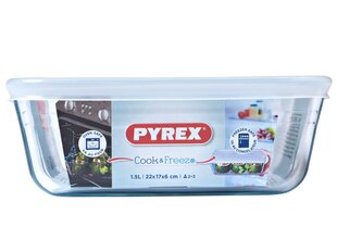 PYREX термостойкий сосуд Cook & Freeze, 22x17 см, 1.6 л цена и информация | Формы, посуда для выпечки | kaup24.ee