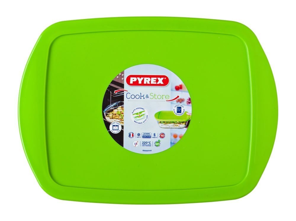 Kuumuskindel anum Pyrex Cook & Store 28 x 20 cm, 1,6 l цена и информация | Ahjuvormid ja küpsetustarvikud | kaup24.ee