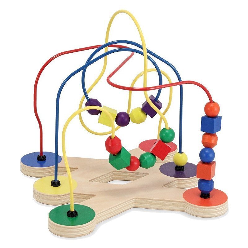 Puidust mäng Melissa & Doug Bead Maze hind ja info | Imikute mänguasjad | kaup24.ee