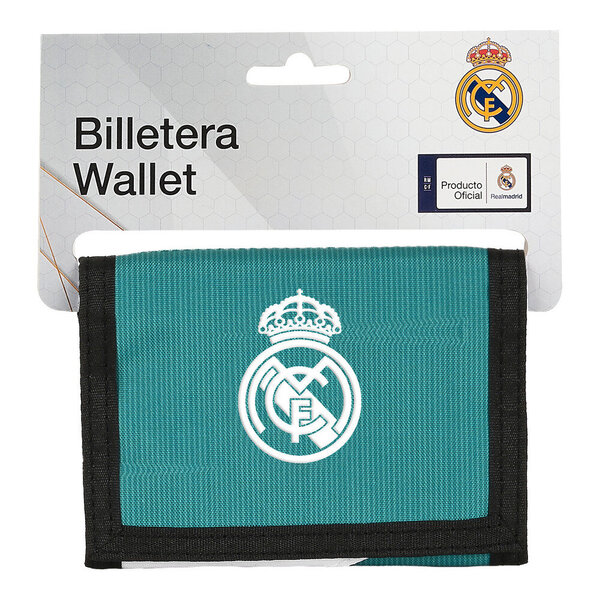 Портмоне Real Madrid C.F. Белый Бирюзовый зеленый (12.5 x 9.5 x 1 cm) цена  | kaup24.ee