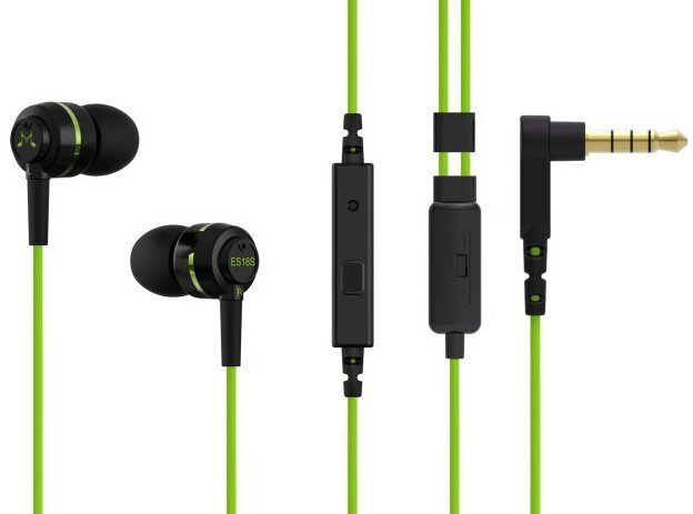 Kõrvasisesed kõrvaklapid SoundMAGIC ES18S, must/roheline цена и информация | Kõrvaklapid | kaup24.ee
