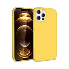 Силиконовый чехол для iPhone 12 Mini (5,4″) — Жёлтый цена и информация | Чехлы для телефонов | kaup24.ee