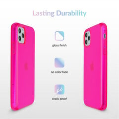 iPhone 12 Mini (5,4″) Neon silikoonümbris – Roosa hind ja info | Telefoni kaaned, ümbrised | kaup24.ee