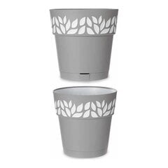 Self-watering pot Cloe plastmass (25 x 25 x 25 cm) цена и информация | Вазоны | kaup24.ee