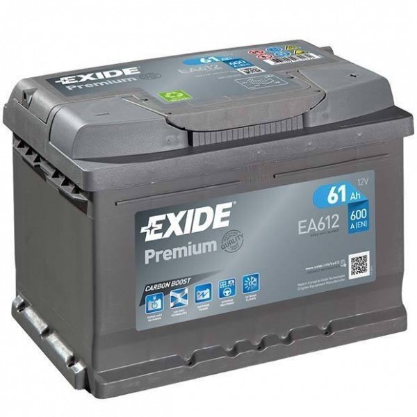 Aku EXIDE EA612 61Ah 600A цена и информация | Akud | kaup24.ee