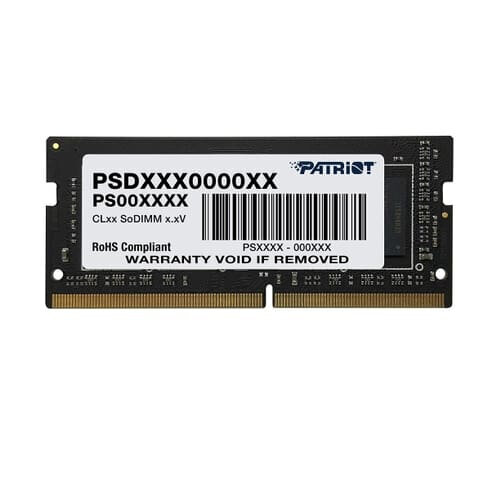 NB MÄLU 8GB PC25600 DDR4/PSD48G320081S PATRIOT цена и информация | Operatiivmälu (RAM) | kaup24.ee