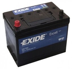 Аккумулятор EXIDE Excell EB705 70Ач 540А цена и информация | Батареи | kaup24.ee