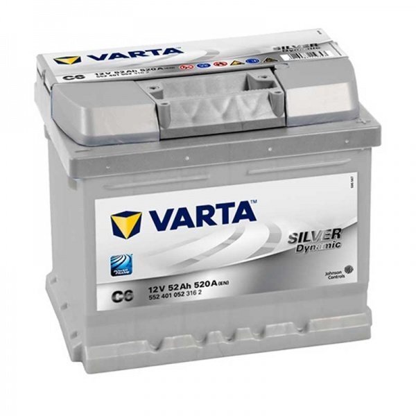 Aku Varta Silver Dynamic SD C6 52Ah 520A hind ja info | Akud | kaup24.ee