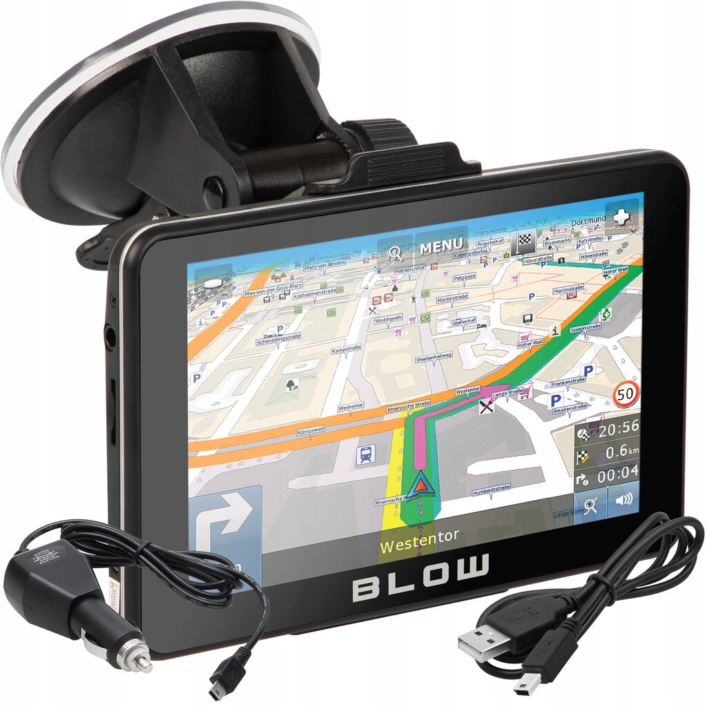 Navigatsioon ja multimeedia ühes seadmes koos magnethoidikuga GPS 50V цена и информация | GPS seadmed | kaup24.ee