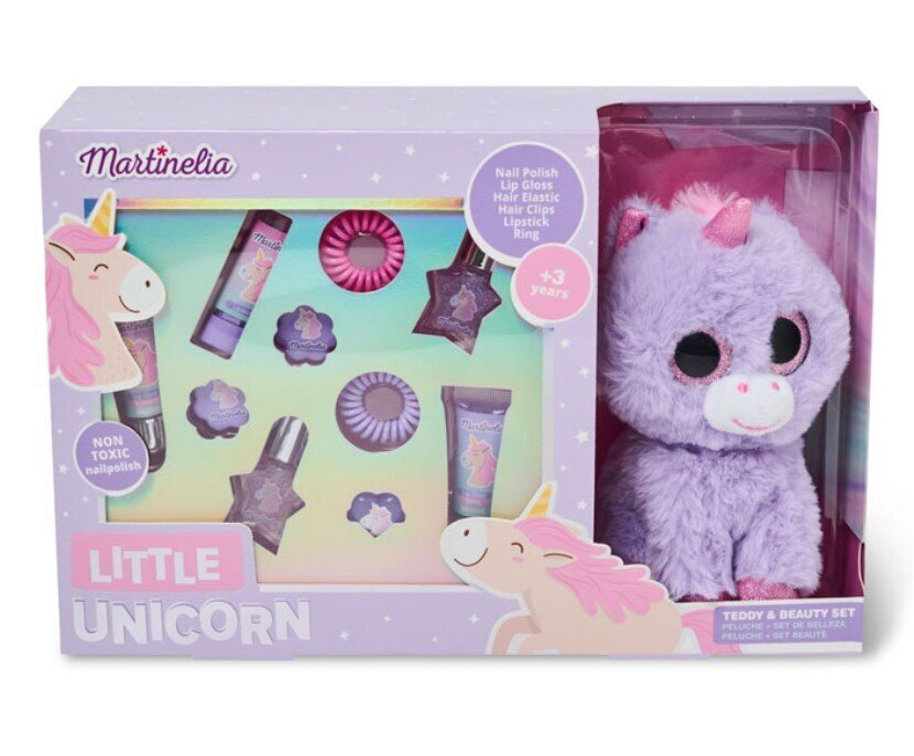 Laste meigikomplekt Martinelia Unicorn Teddy hind ja info | Laste ja ema kosmeetika | kaup24.ee