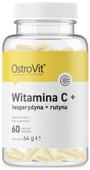 C-vitamiin + hesperidiin + rutiin Ostrovit, 60 kapslit hind ja info | Vitamiinid, toidulisandid, preparaadid tervise heaoluks | kaup24.ee