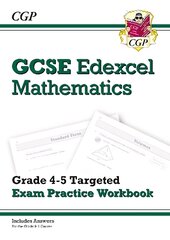 New GCSE Maths Edexcel Grade 4-5 Targeted Exam Practice Workbook (includes Answers) hind ja info | Noortekirjandus | kaup24.ee