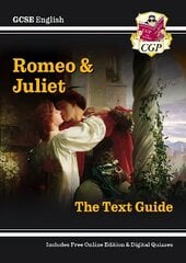 New GCSE English Shakespeare Text Guide - Romeo & Juliet includes Online Edition & Quizzes, Pt. 1 & 2, Romeo and Juliet Text Guide hind ja info | Noortekirjandus | kaup24.ee