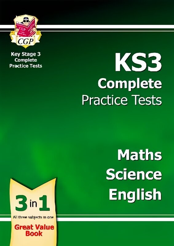 KS3 Complete Practice Tests - Maths, Science & English: Science, Maths and English hind ja info | Noortekirjandus | kaup24.ee