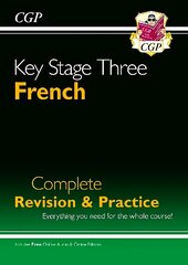 KS3 French Complete Revision & Practice (with Free Online Edition & Audio): Complete Revision and Practise цена и информация | Книги для подростков и молодежи | kaup24.ee