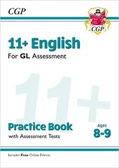 11plus GL English Practice Book & Assessment Tests - Ages 8-9 (with Online   Edition) цена и информация | Пособия по изучению иностранных языков | kaup24.ee