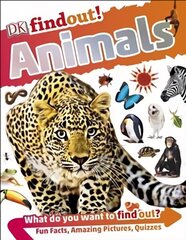 DKfindout! Animals цена и информация | Книги для подростков и молодежи | kaup24.ee