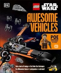 LEGO Star Wars Awesome Vehicles: With Poe Dameron Minifigure and Accessory цена и информация | Книги для подростков и молодежи | kaup24.ee