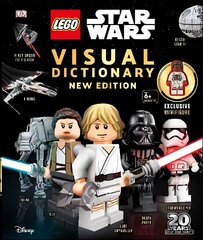 LEGO Star Wars Visual Dictionary New Edition: With exclusive Finn minifigure цена и информация | Книги для подростков и молодежи | kaup24.ee