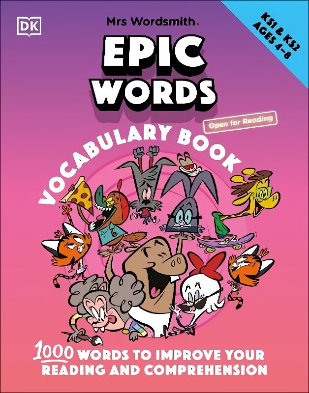 Mrs Wordsmith Epic Words Vocabulary Book, Ages 4-8 (Key Stages 1-2): 1,000 Words To Improve Your Reading And Comprehension цена и информация | Noortekirjandus | kaup24.ee