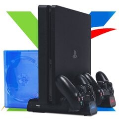 Multifunktsionaalne laadija PLAYSTATION 4 PRO SLIM FAT jaoks цена и информация | Аксессуары для компьютерных игр | kaup24.ee