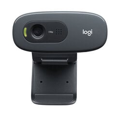 Veebikaamera Logitech 960-001381 720p Must цена и информация | Компьютерные (Веб) камеры | kaup24.ee