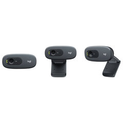 Veebikaamera Logitech 960-001381 720p Must цена и информация | Компьютерные (Веб) камеры | kaup24.ee