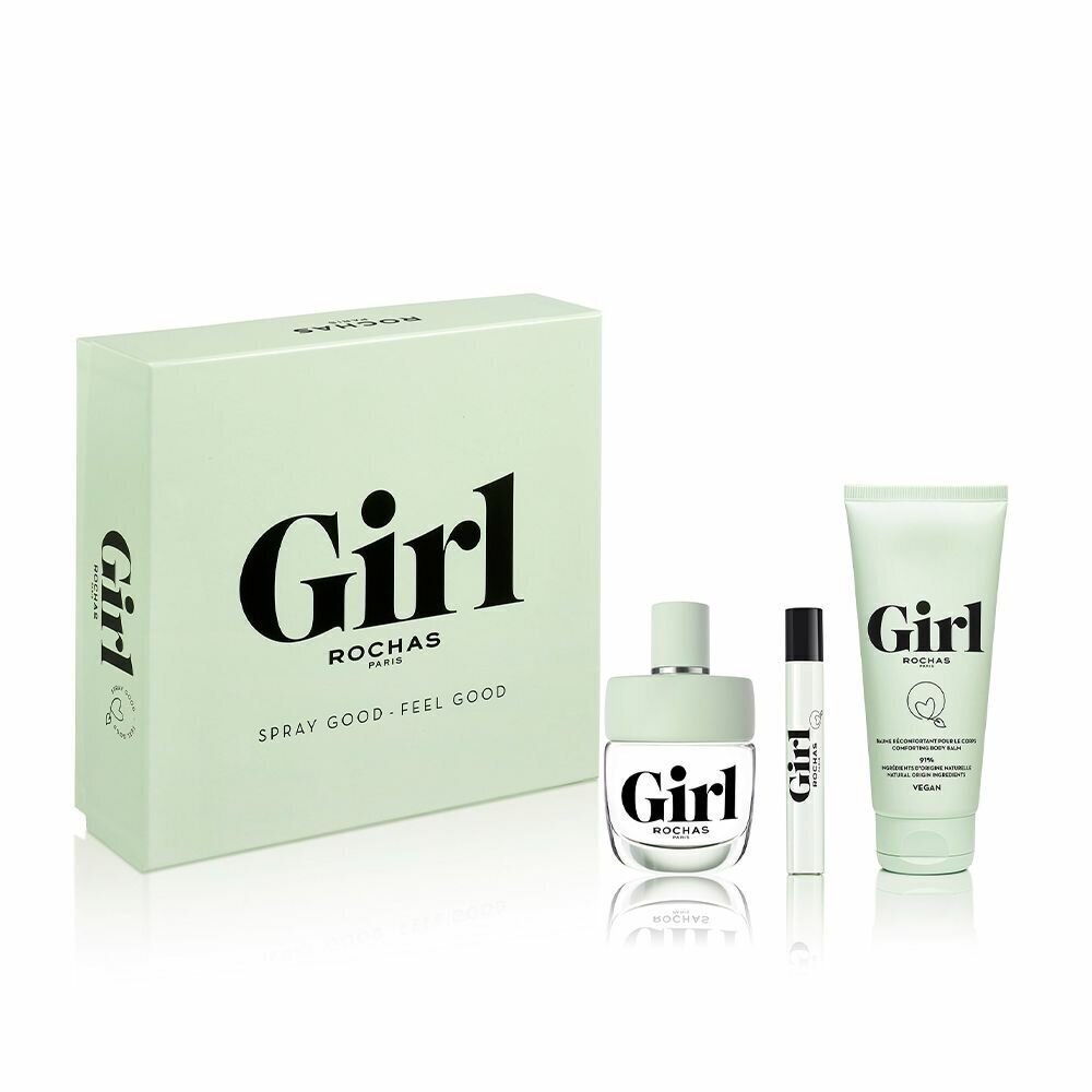 Unisex parfüümi komplekt Rochas Girl (3 pcs) hind ja info | Naiste parfüümid | kaup24.ee