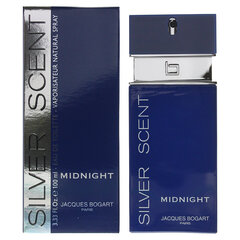 Tualettvesi Jacques Bogart Silver Scent Midnight EDT meestele 100 ml hind ja info | Meeste parfüümid | kaup24.ee