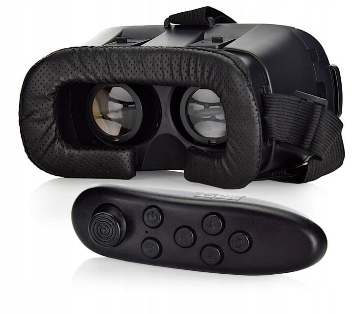 Virtuaalreaalsuse 3D-prillid kohandamiseks, 180° / 360° VR-filmid ja mängud juhtmevaba VR-mängupuldiga hind ja info | Virtuaalreaalsuse prillid | kaup24.ee