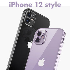 Силиконовый чехол для iPhone 12 Pro (6,1″) — Чёрный цена и информация | Чехлы для телефонов | kaup24.ee