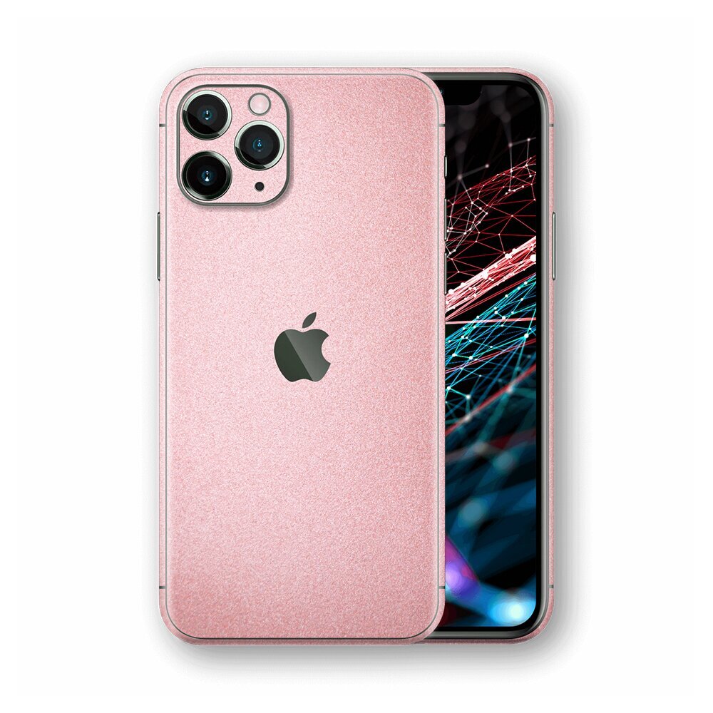 iPhone 11 Pro Max (6,5″) Glitter kleebis – Roosa Kuld цена и информация | Telefoni kaaned, ümbrised | kaup24.ee