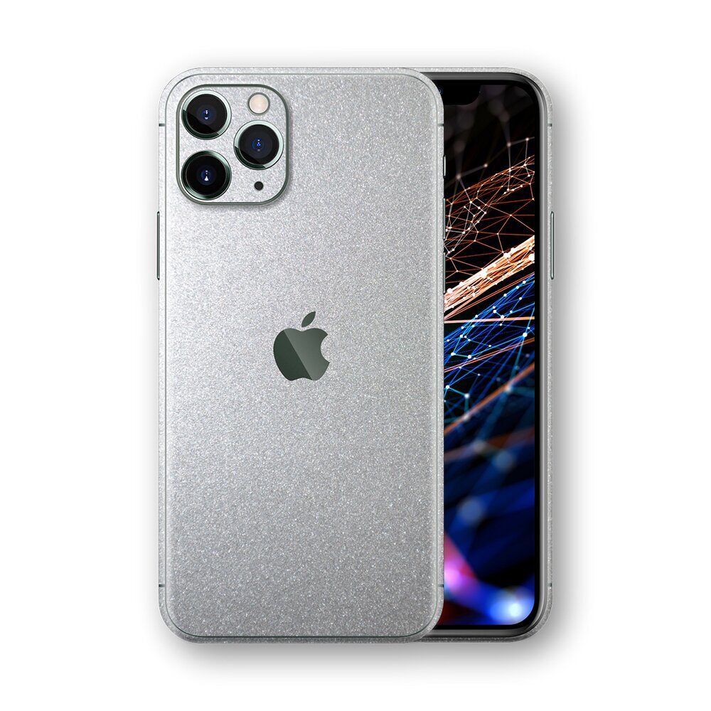 iPhone 11 Pro Max (6,5″) Glitter kleebis – Hõbe hind ja info | Telefoni kaaned, ümbrised | kaup24.ee