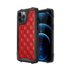 Противоударный чехол из искусственной кожи для iPhone 11 Pro Max (6,5″) — Красный цена и информация | Чехлы для телефонов | kaup24.ee