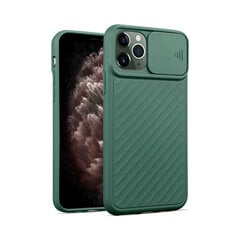 Силиконовый чехол Shockproof для iPhone 11 Pro Max (6,5″) — Тёмно-зелёный цена и информация | Чехлы для телефонов | kaup24.ee