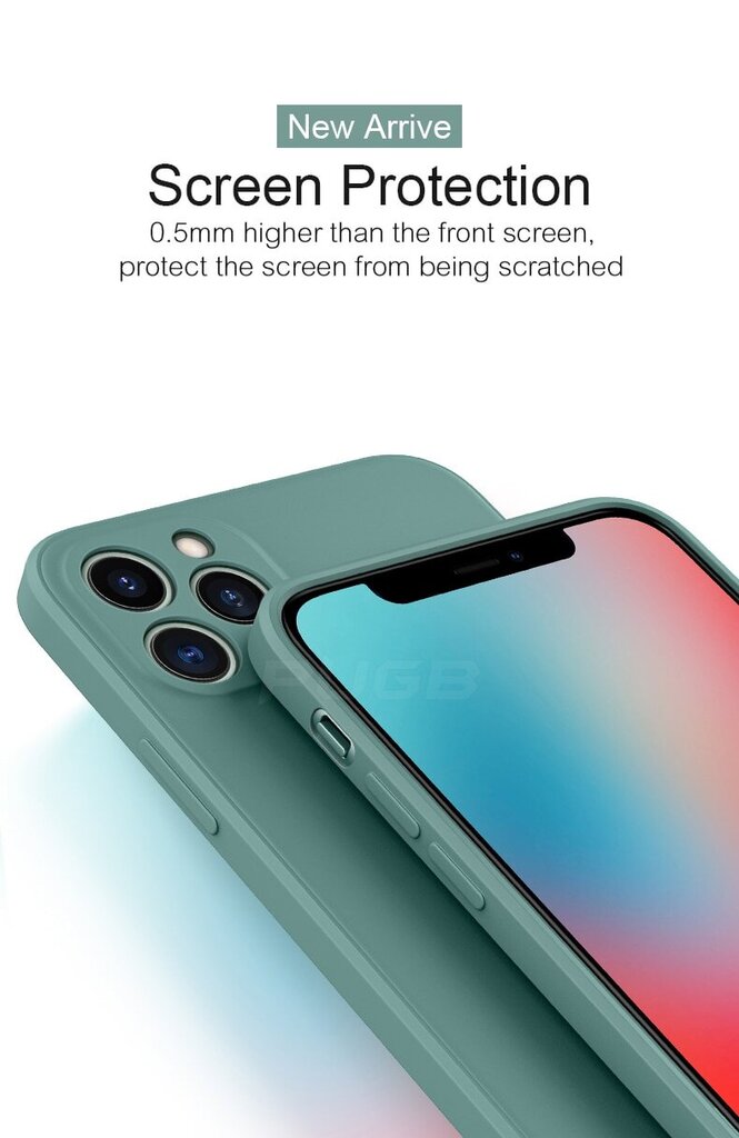 iPhone XR (6.1″) silikoonümbris V12 – Roheline цена и информация | Telefoni kaaned, ümbrised | kaup24.ee