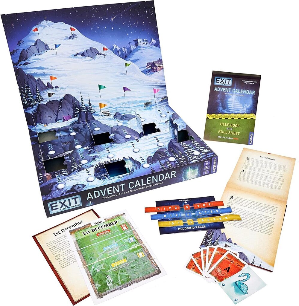 Exit: The Game – Advent Calendar: The Mystery of the Ice Cave hind ja info | Lauamängud ja mõistatused | kaup24.ee